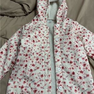 SHEIN Red Floral Kids Raincoat 🌸🌧️